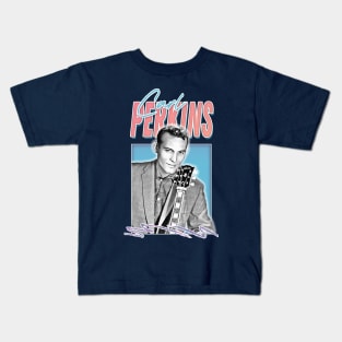 Carl Perkins / Rock & Roll Fan Design Kids T-Shirt